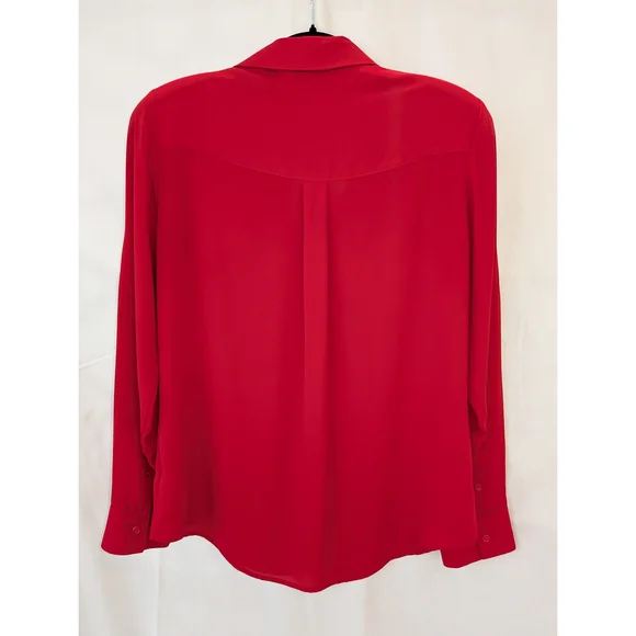 Express Red Blouse - Picture 2 of 2